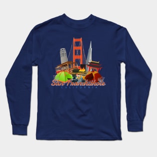 San Franshithole California Long Sleeve T-Shirt